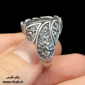 رکاب مان استیل فارسان بدنه سیاه قلم رکاب فارسی