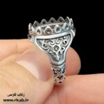 رکاب مان استیل لولمان بدنه سیاه قلم رکاب فارسی