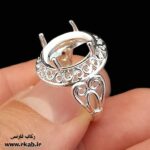 رکاب زنانه دیل روکش نقره vip رکاب فارسی